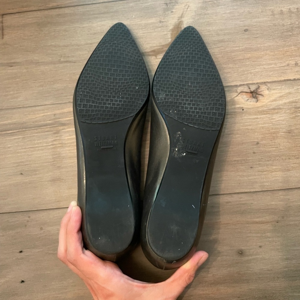 Stuart Weitzman Shirley Pointed Flats Night Glow - image 3